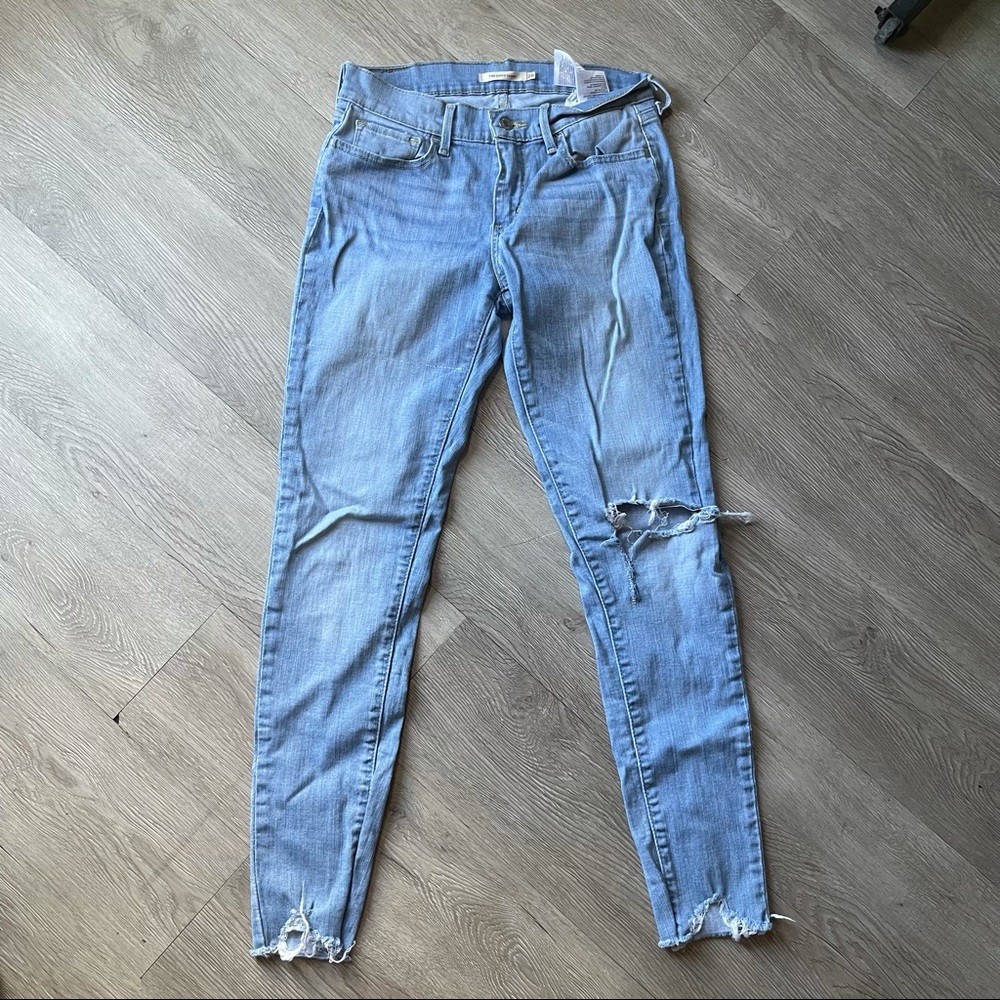 Levi's Women's Skinny Jeans in Light Blue